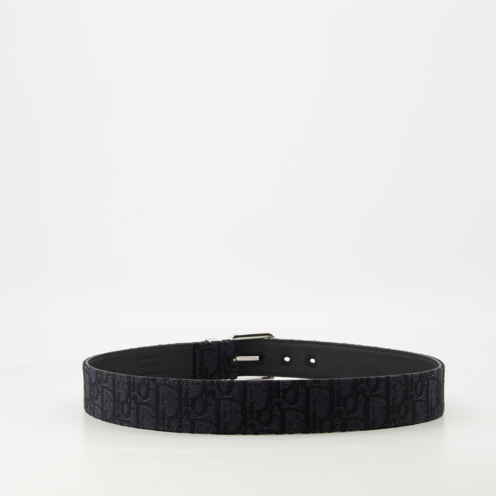 Ceintures Ceinture Oblique Dior Noir Homme