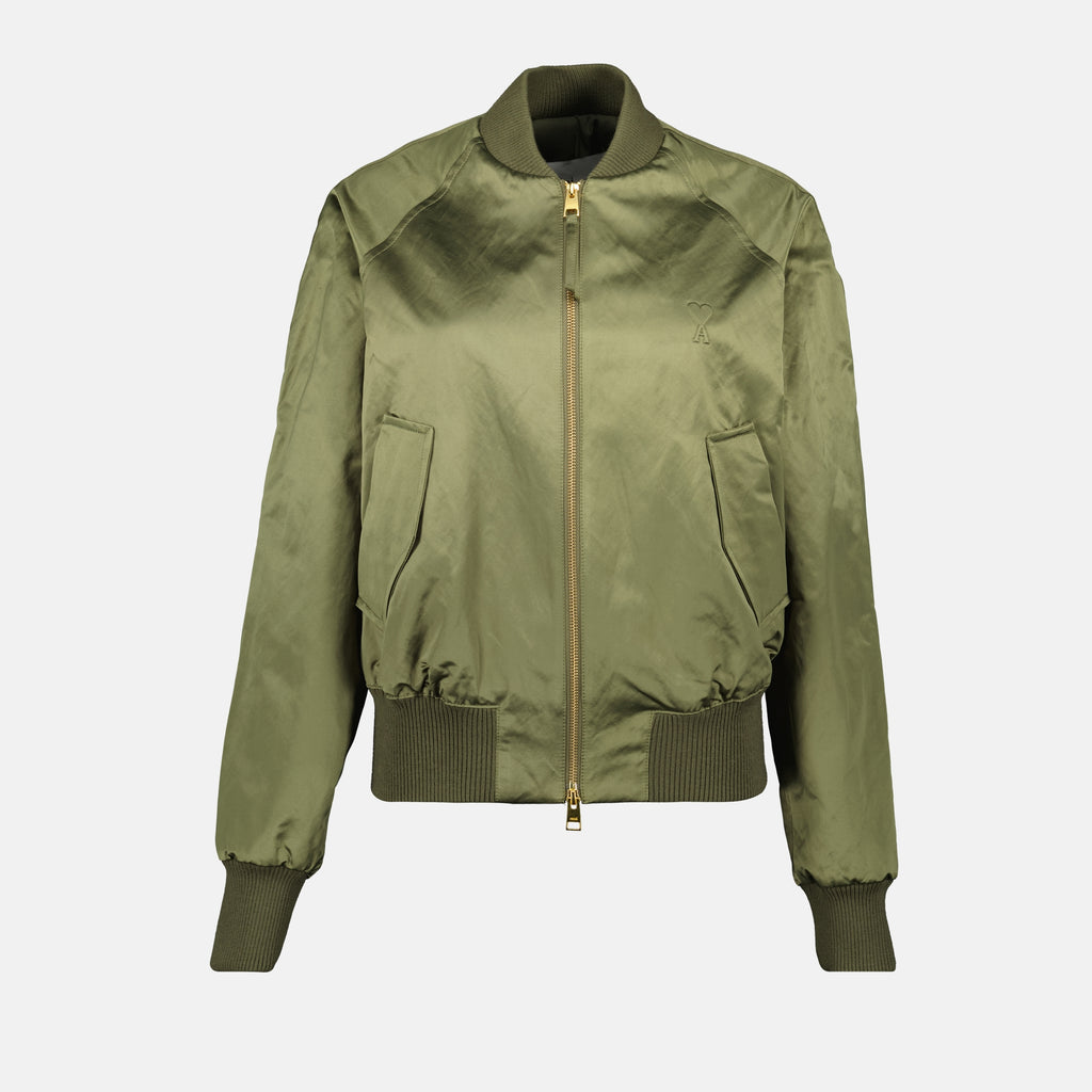 Jackets Ami de coeur bomber Ami PARIS Khaki Women