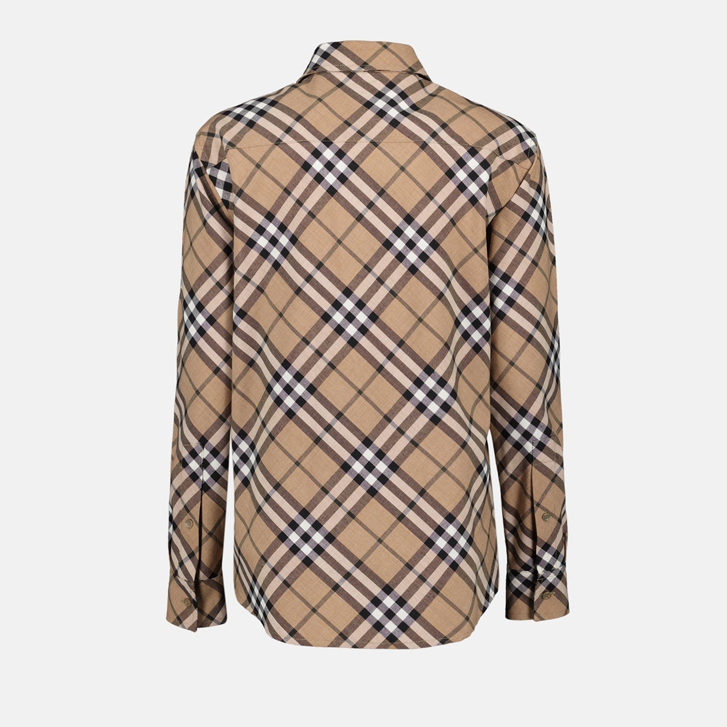 Chemises Chemise à carreaux Burberry Beige Femme