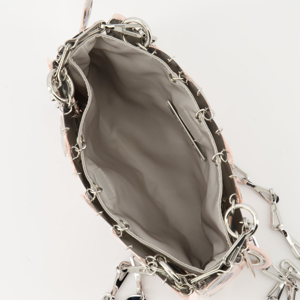 Handbags and shoulder bags Sparkle nano bag Rabanne Silver Femme