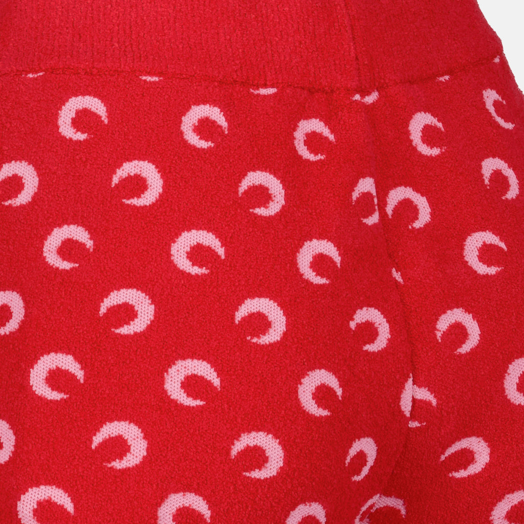 Shorts Cycliste bouclette Moon rouge Marine Serre Rouge Femme