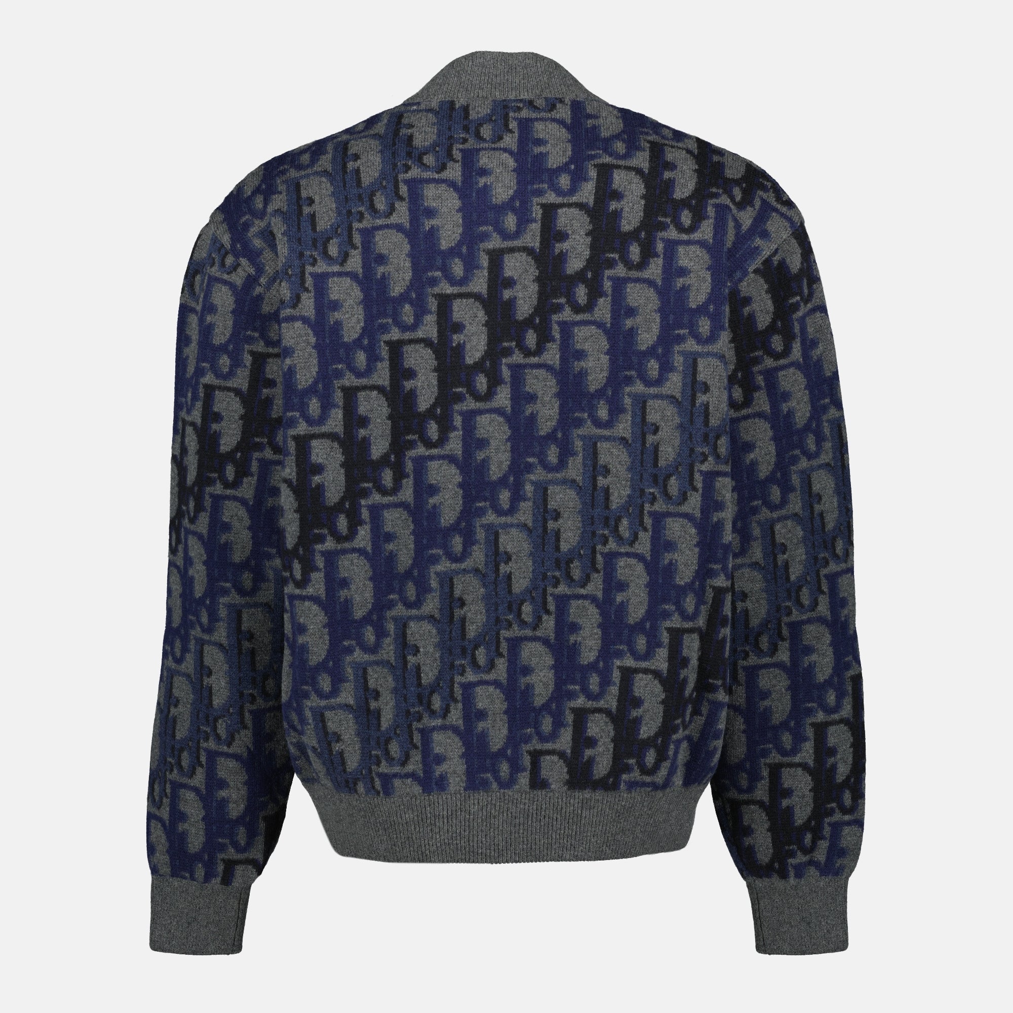 Image de l'article Veste Dior Oblique en laine grise de la marque Dior pour Homme - Saison Printemps-Été 2026 - Vue de Dos