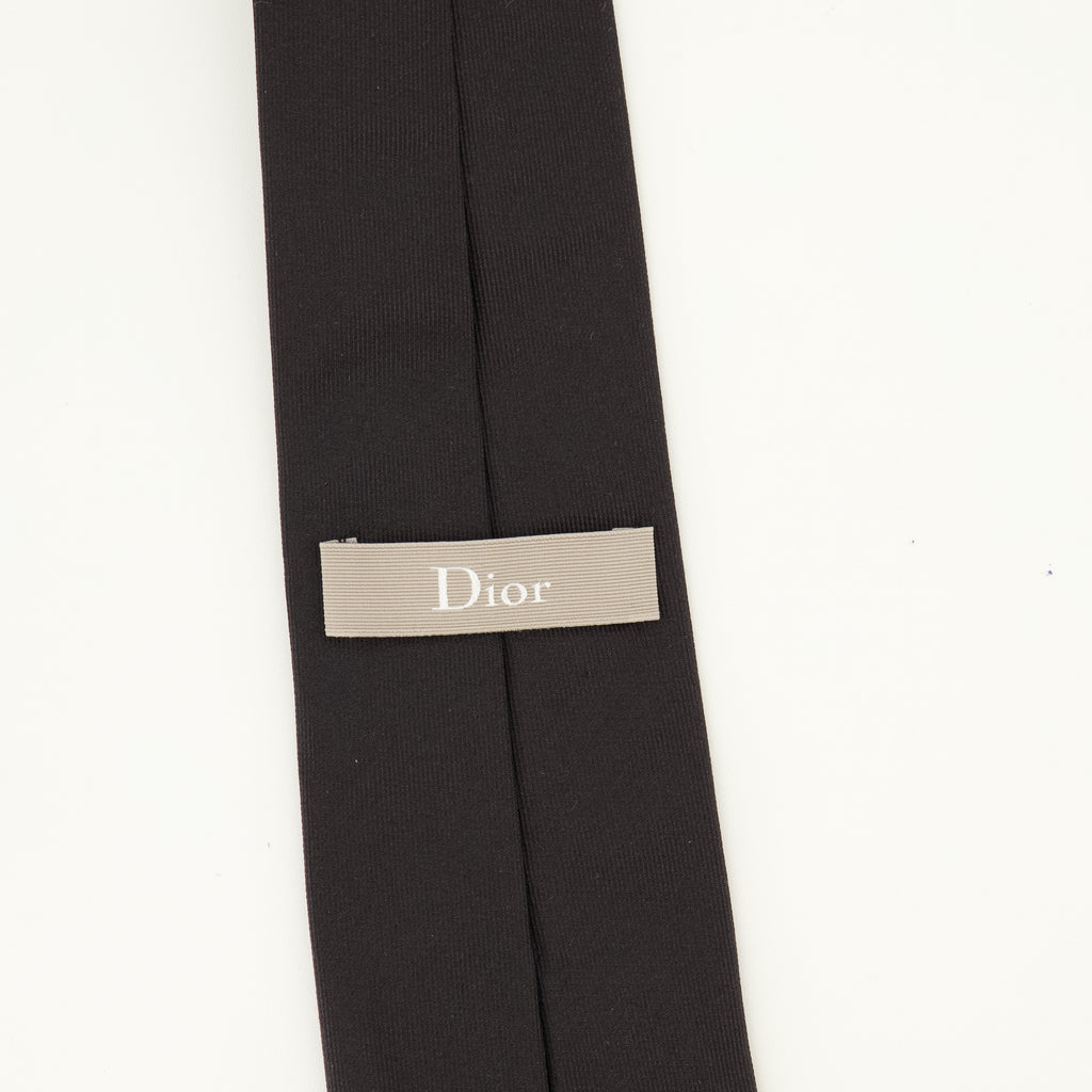 Écharpes, foulards et gants Cravatta CD Icon Nera in Seta Dior Noir Homme