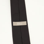 Écharpes, foulards et gants Cravatta CD Icon Nera in Seta Dior Noir Homme