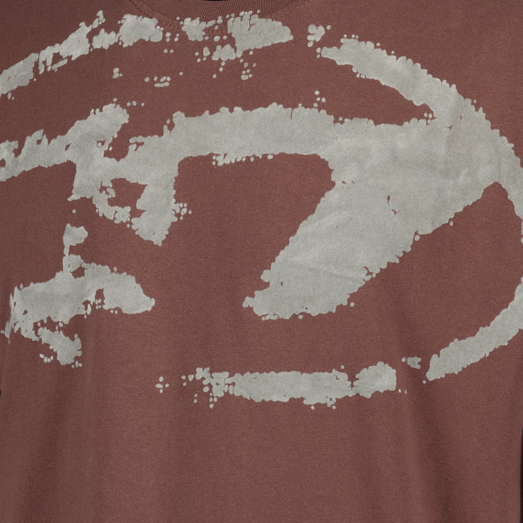 ディーゼルのメンズ用T-Boxt-N14ブラウンTシャツの画像 - 2026春夏シーズン - 詳細ビュー_1