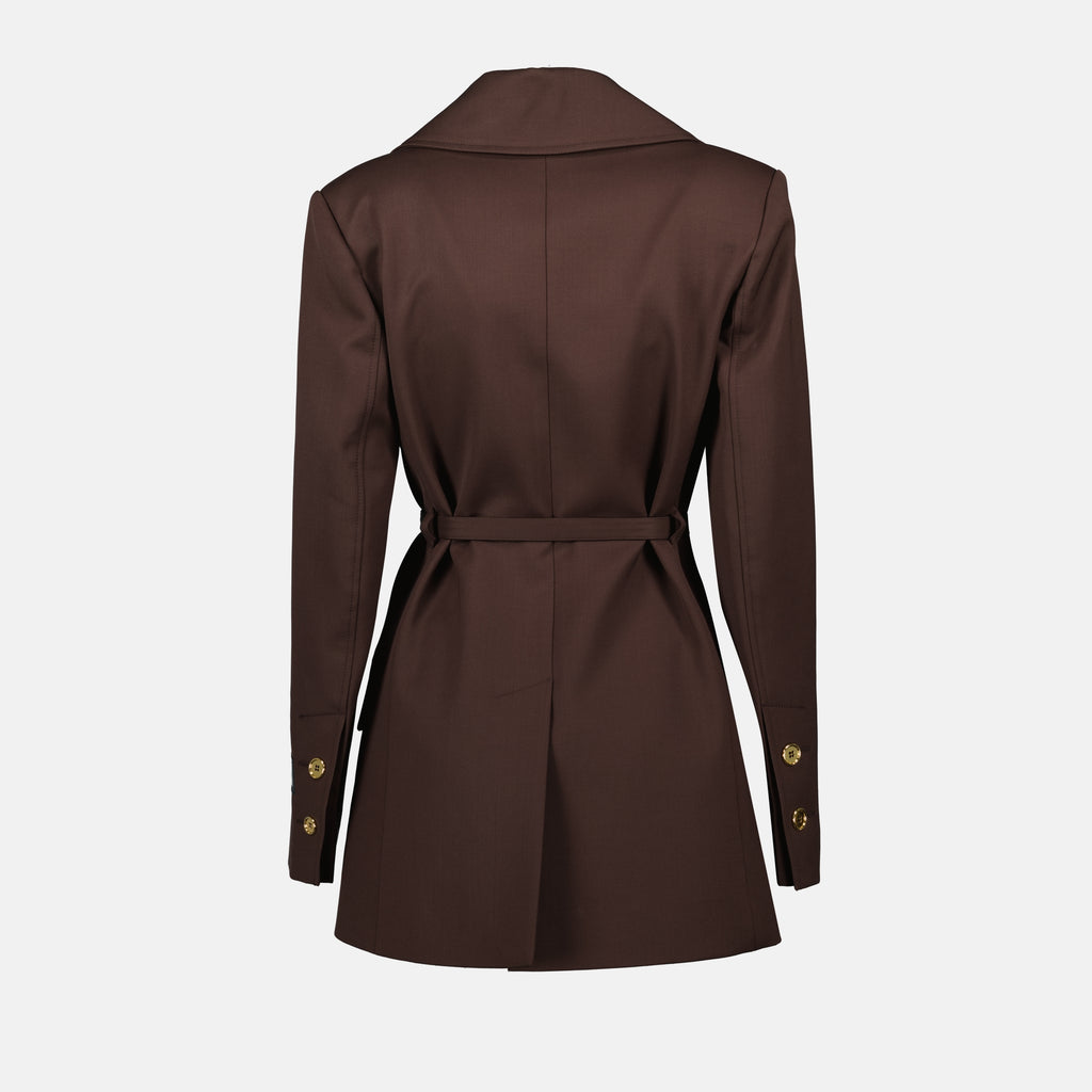 Image de l'article Veste mi-longue en laine de la marque Patou pour Femme - Saison Automne-Hiver 2025 - Vue détaillée_2