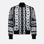 Chaquetas Chaqueta bomber reversible Versace Negro Homme