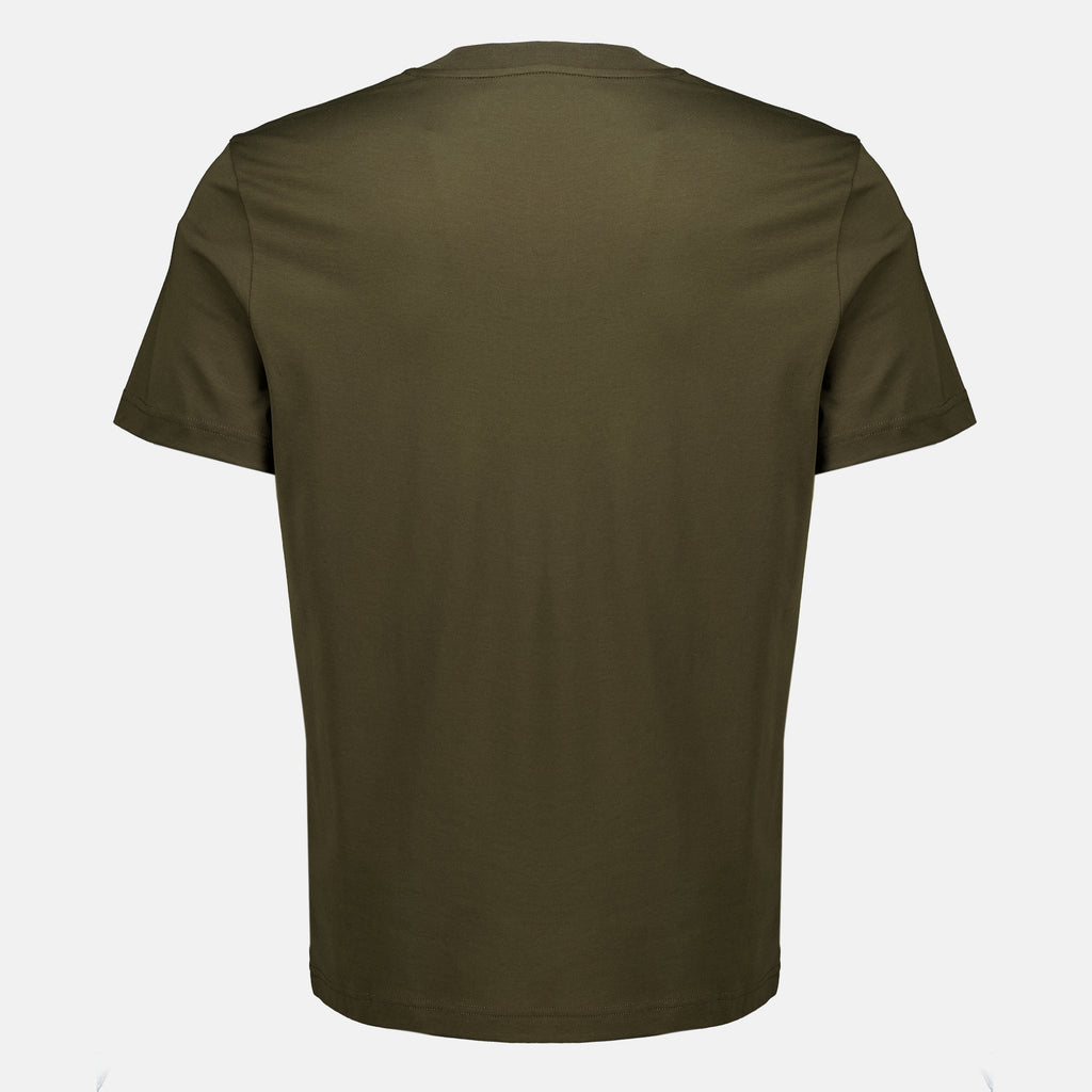 T-shirts Camiseta Kaki con Bolsillo en el Pecho Moncler Kaki Homme