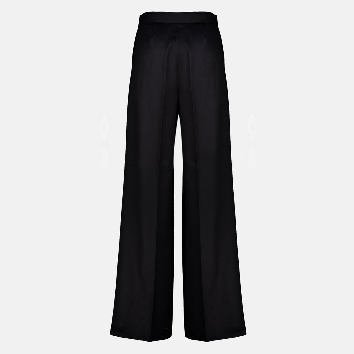 Pantalons Schwarze Weite Hose Max Mara Noir Femme