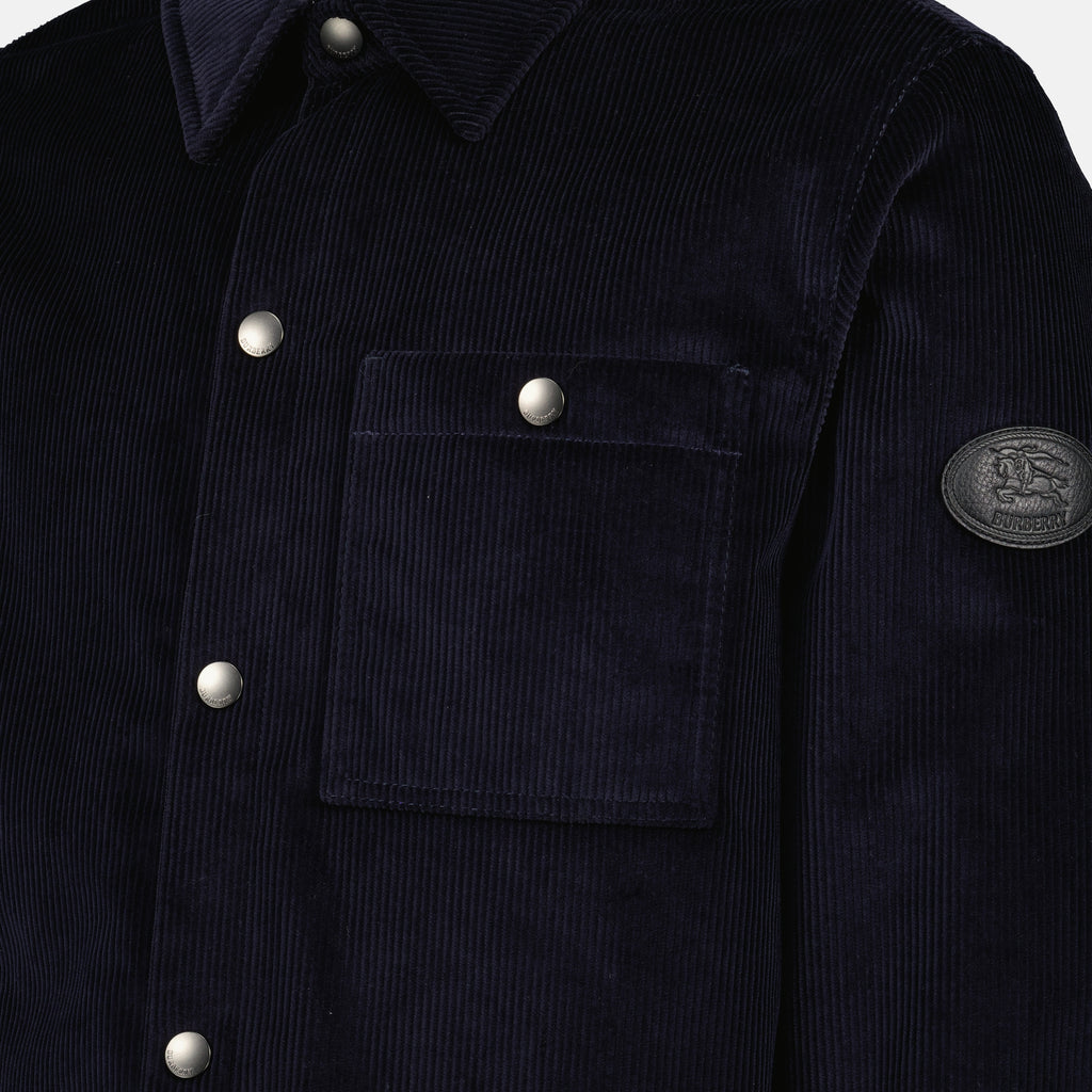 Immagine della Giacca in Velluto Corduroy da Uomo Burberry - Stagione Autunno-Inverno 2025 - Vista Dettagliata_1
