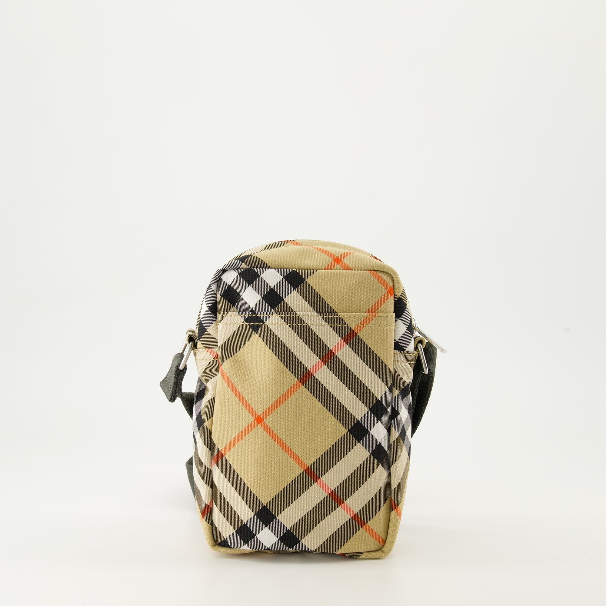 Crossbody bags Checked Pouch Burberry Beige Homme