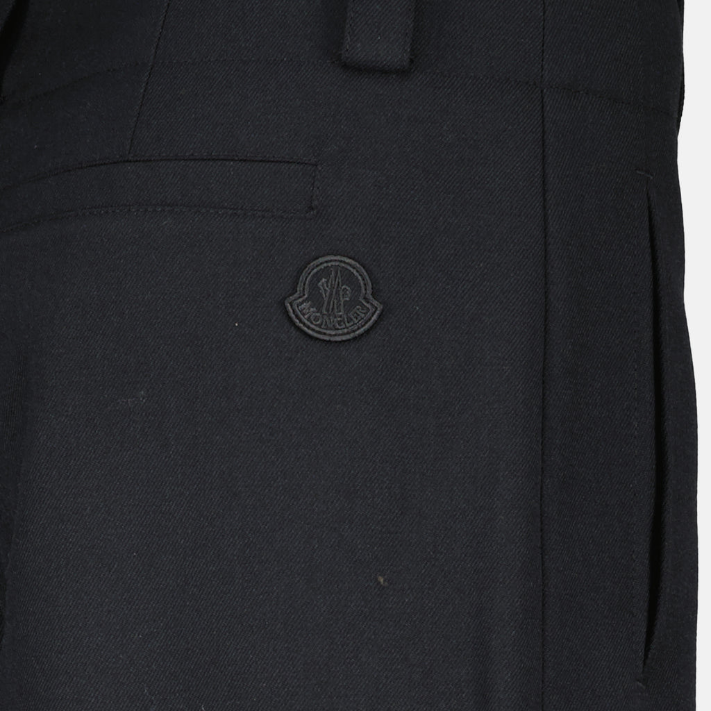 Pantalons Pantalon noir Moncler Noir Femme