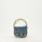 Bolsos bandolera Bolso de Denim 1DR XS con Rhinestones Diesel Azul Femme