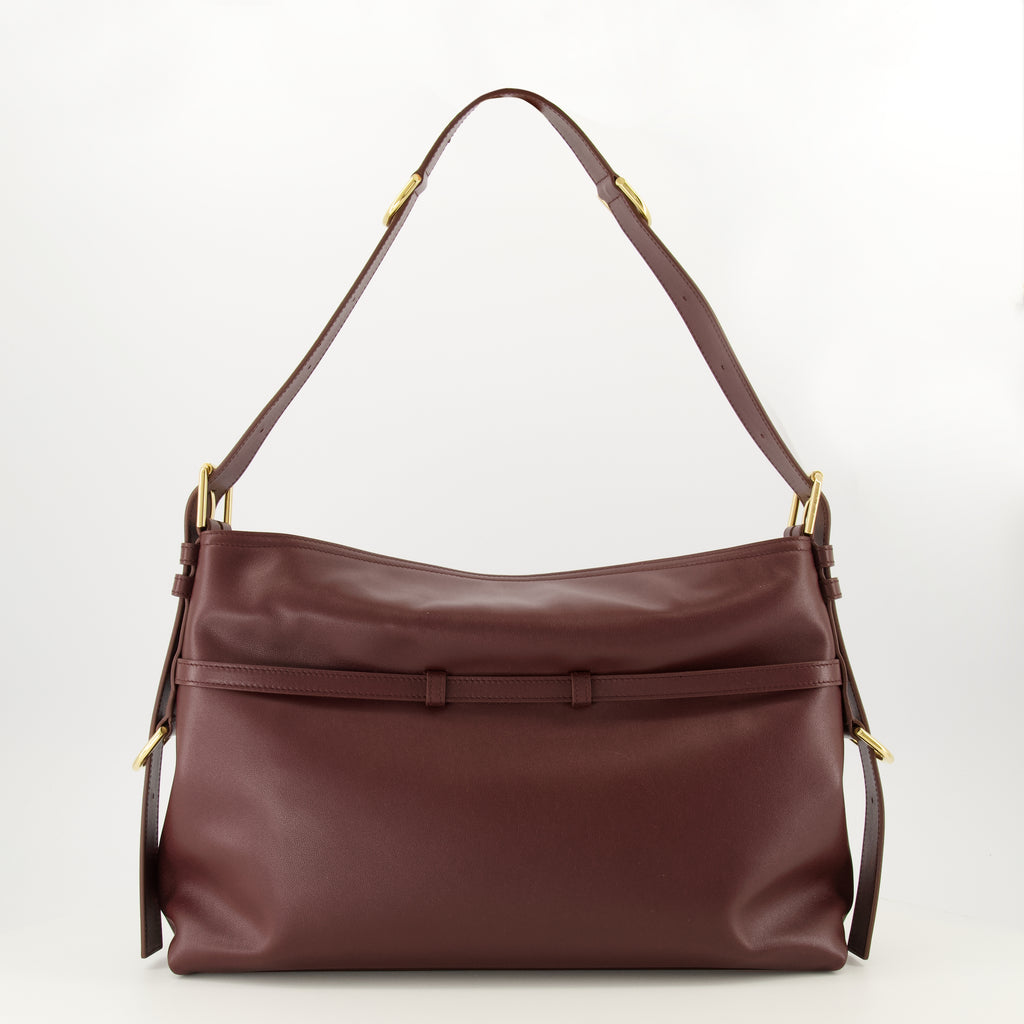 Sacs à main et épaule Sac Voyou medium en cuir bordeaux Givenchy Bordeaux Femme