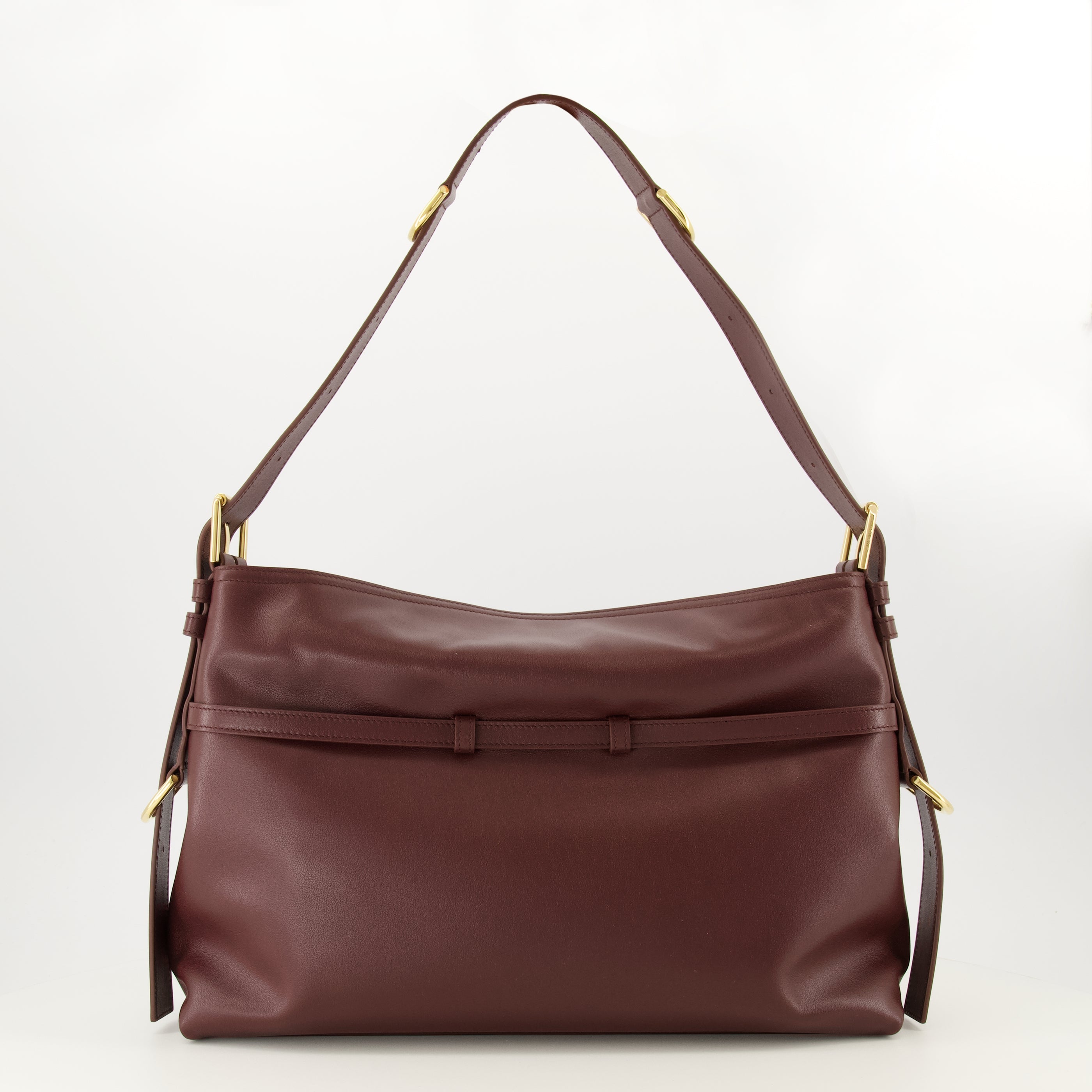 Sacs à main et épaule Sac Voyou medium en cuir bordeaux Givenchy Bordeaux Femme