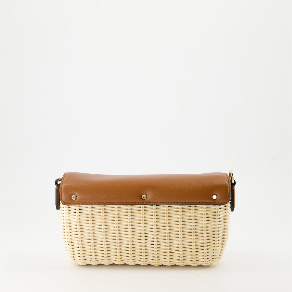 Handtaschen und schultertaschen Sac Locò en paille tressée Valentino Garavani Beige Femme