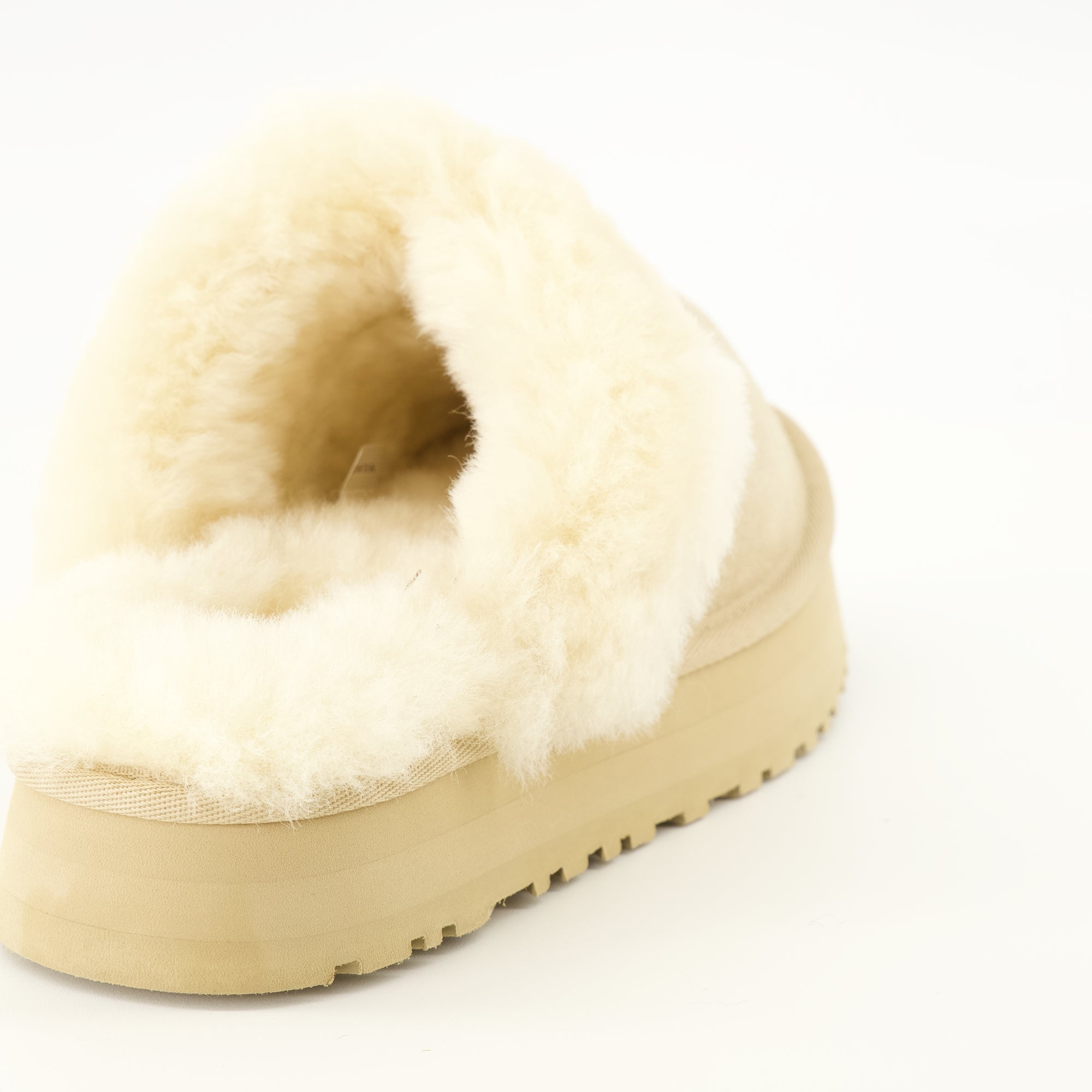 Chaussures ouvertes Beige Disquette Mules Ugg Beige Femme