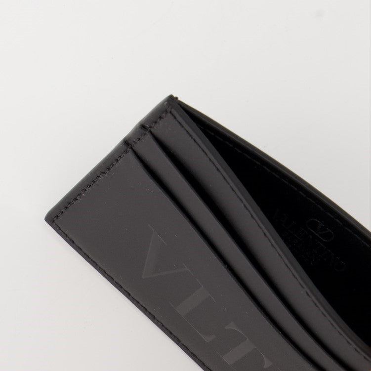 Small leather goods Porte-cartes VLTN Valentino Garavani Black Homme