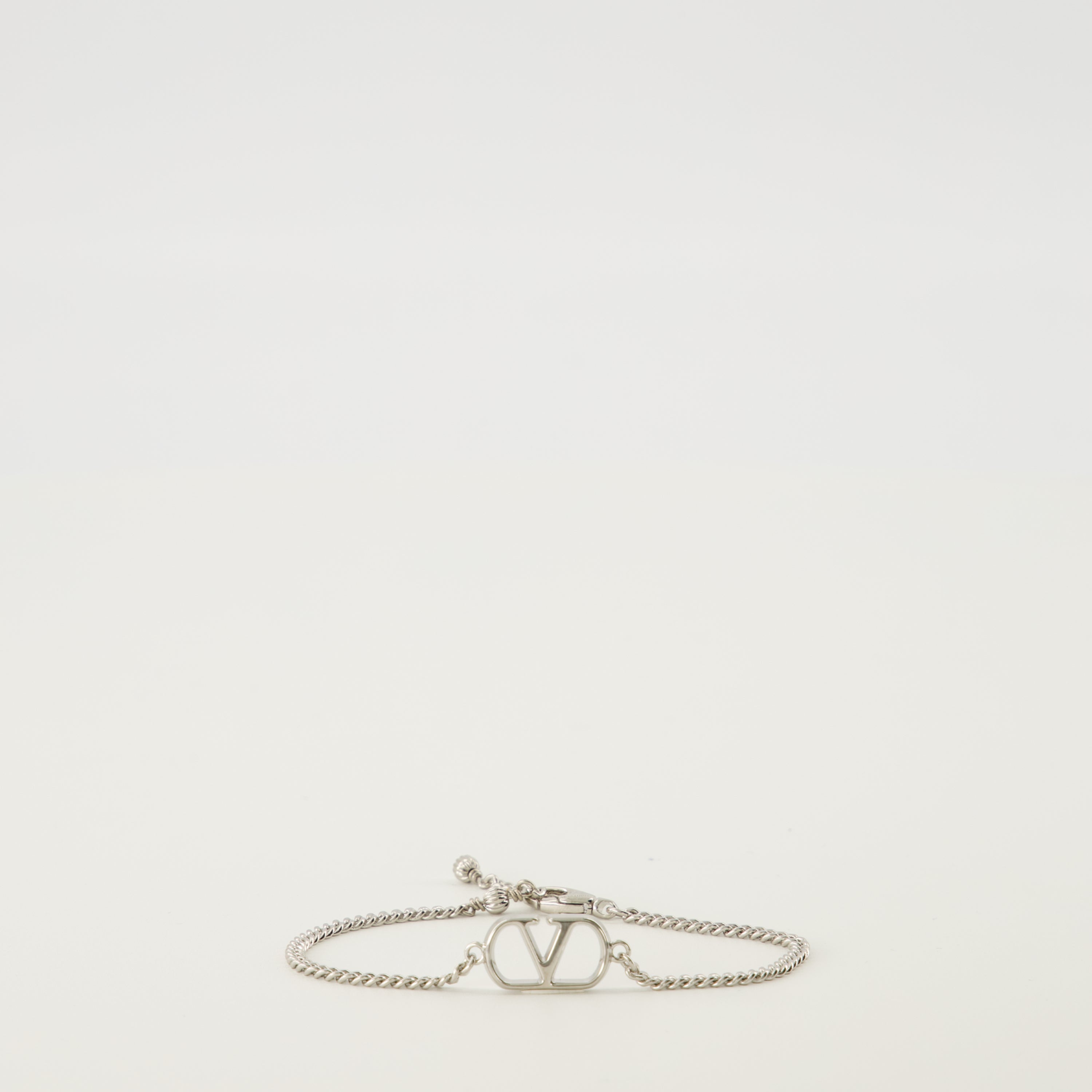 Bijoux VLogo 실버 브레이슬릿 Valentino Garavani Argenté Homme