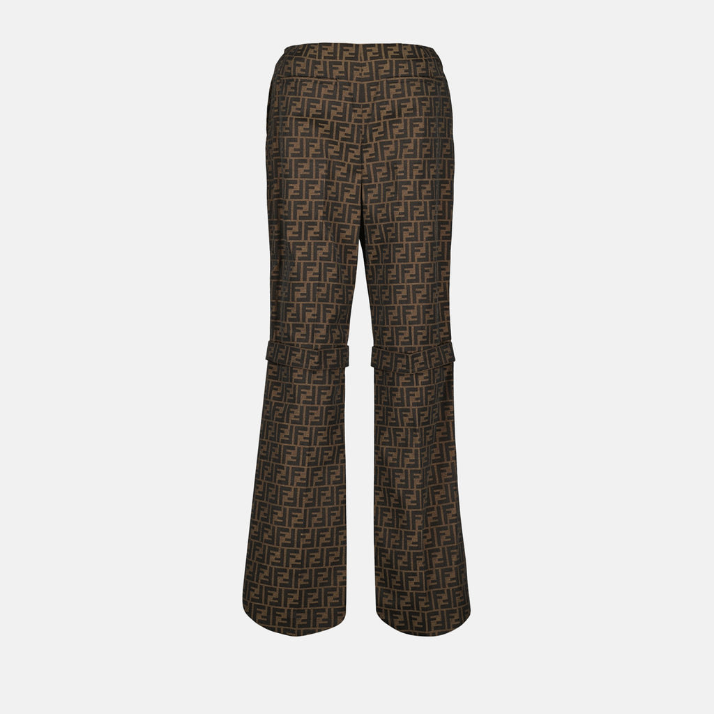 팬츠 Pantalon FF Fendi 갈색 Femme