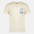 T-shirts T-shirt à imprimé beige Moncler Beige Homme