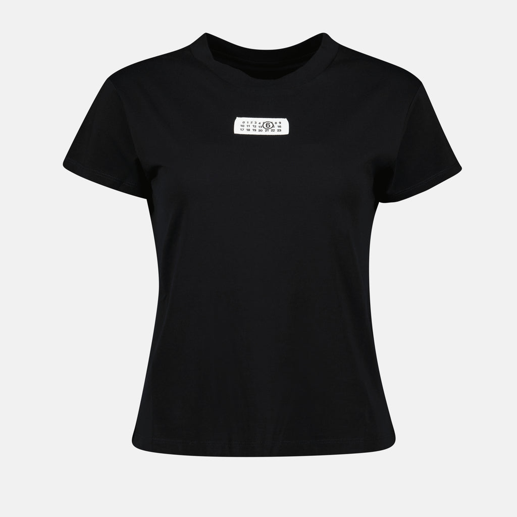 T-shirts T-shirt Numeric noir Mm6 Noir Femme