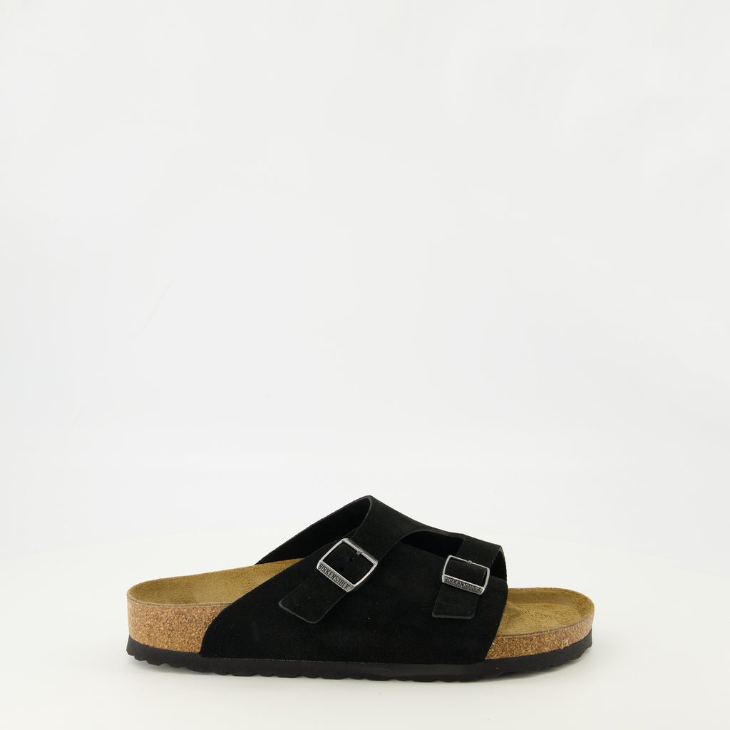 Image de l'article Sandales Zürich noir de la marque Birkenstock pour Unisex - Saison Printemps-Été 2026 - Vue latérale droite
