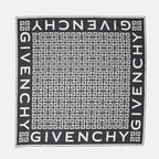 Écharpes, foulards et gants Carré 4G en soie Givenchy Gris Femme