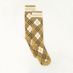 Sous-vêtements et homewear Calcetines Check Burberry Beige Unisexe