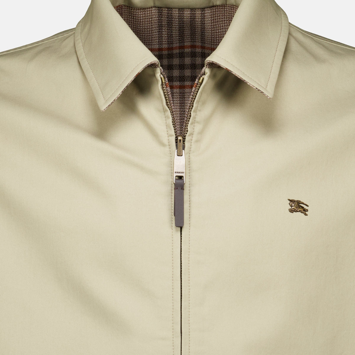 Vestes Reversible Harrington Jacket Burberry Beige Homme