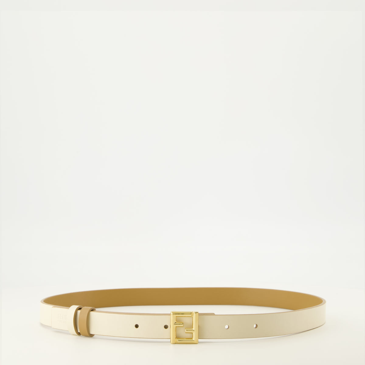 Ceintures Umkehrbarer FF Gürtel Fendi Marron Femme