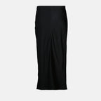 Saias Saia Midi Reta Ami PARIS Preto Femme