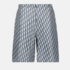 Shorts Short Dior Oblique Dior Blu scuro Homme