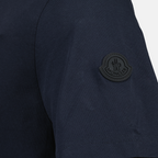 티셔츠 페이디드 로고 티셔츠 Moncler 진한 파란색 Homme