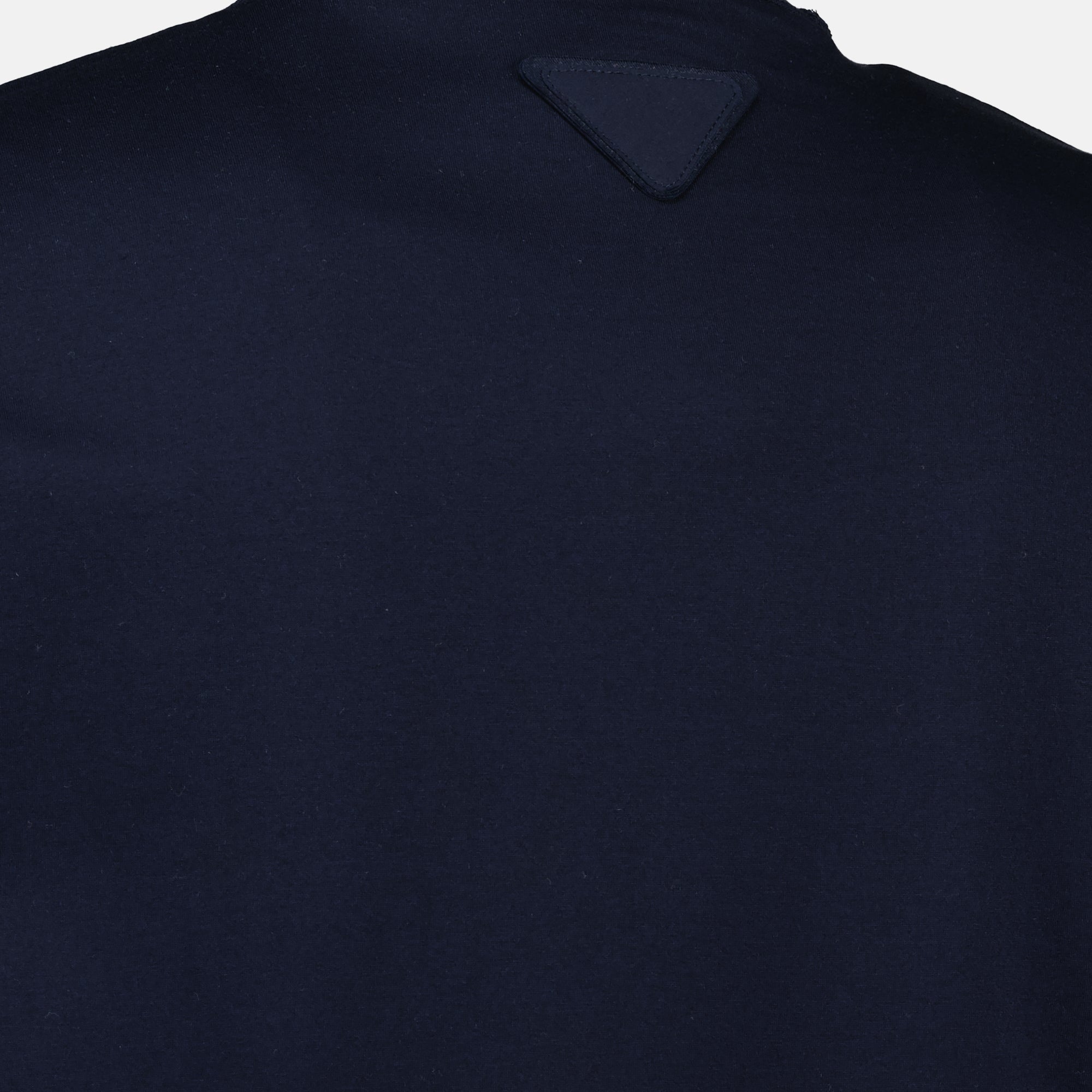 Image de l'article T-shirt réversible en coton de la marque Prada pour Homme - Saison Printemps-Été 2026 - Vue détaillée_4