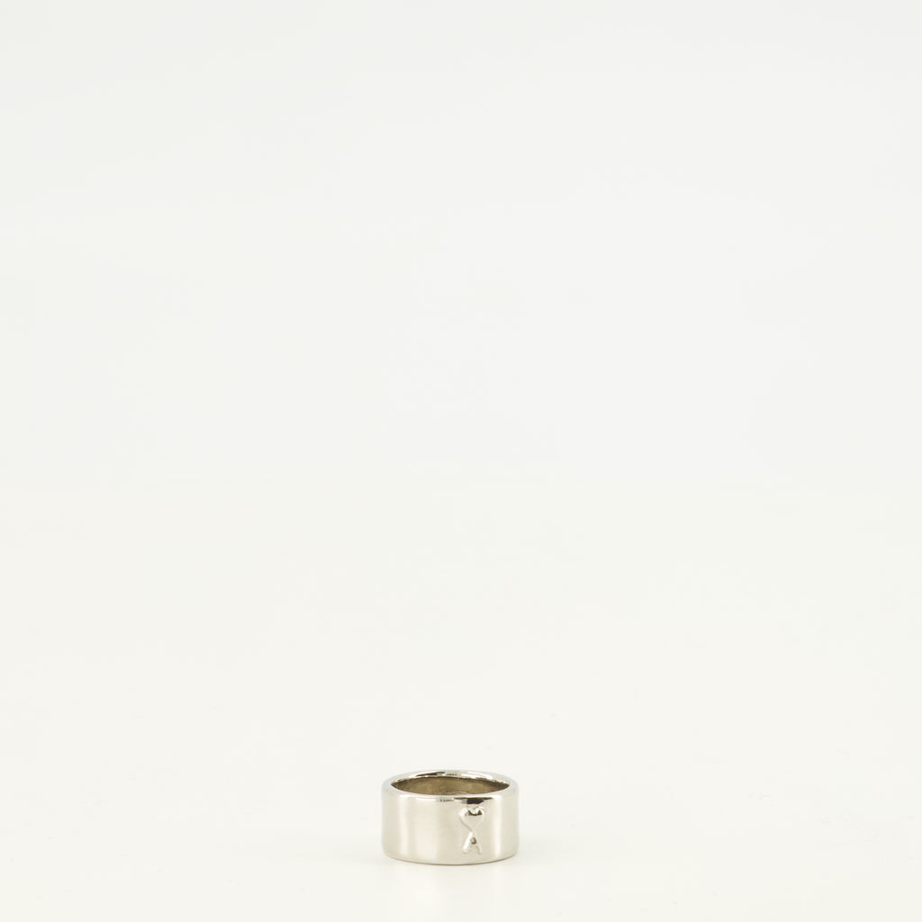 Bijoux Bague AMI de coeur argenté Ami PARIS Argenté Unisexe