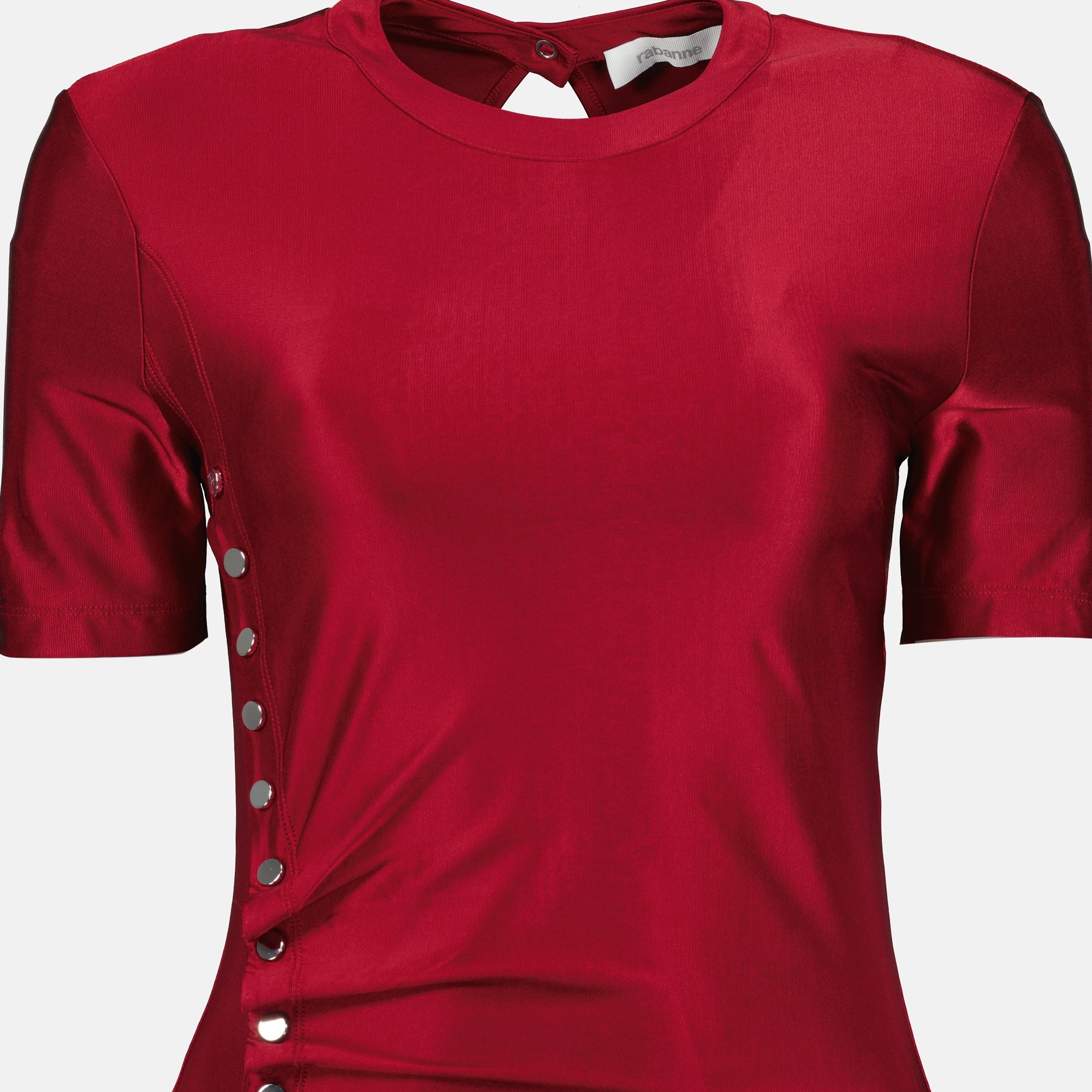 Robes Robe drapée rouge Rabanne Rouge Femme