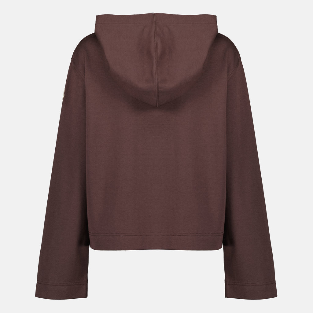 Sweatshirts Sweat à capuche marron Moncler Marron Femme