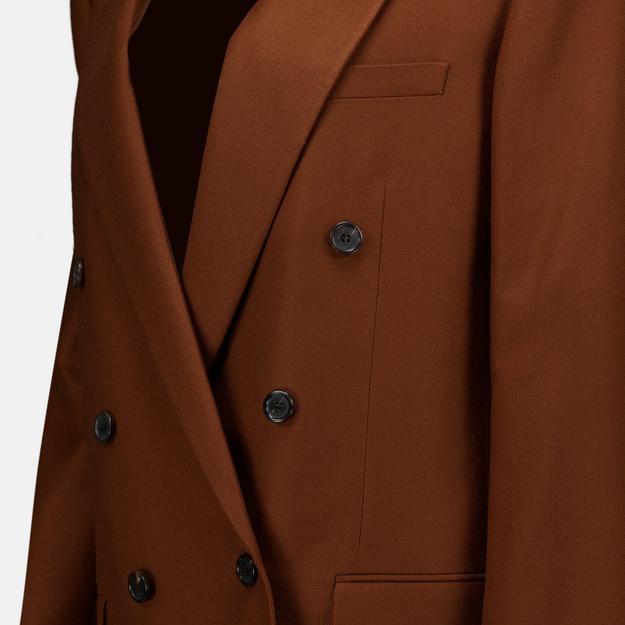 Vestes 브라운 캐시미어 블레이저 Saint Laurent Marron Femme