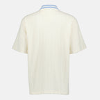 Immagine della camicia bianca con monogramma Drole De Monsieur per uomo - Stagione Primavera-Estate 2026 - Vista posteriore