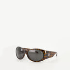 Lunettes Lunettes de soleil Hybrid Courrèges Marron Femme