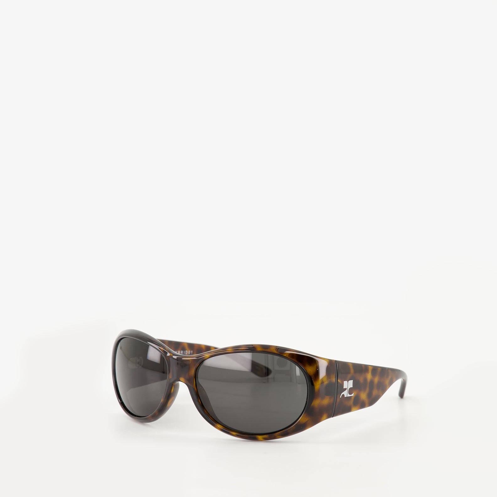 Lunettes Lunettes de soleil Hybrid Courrèges Marron Femme
