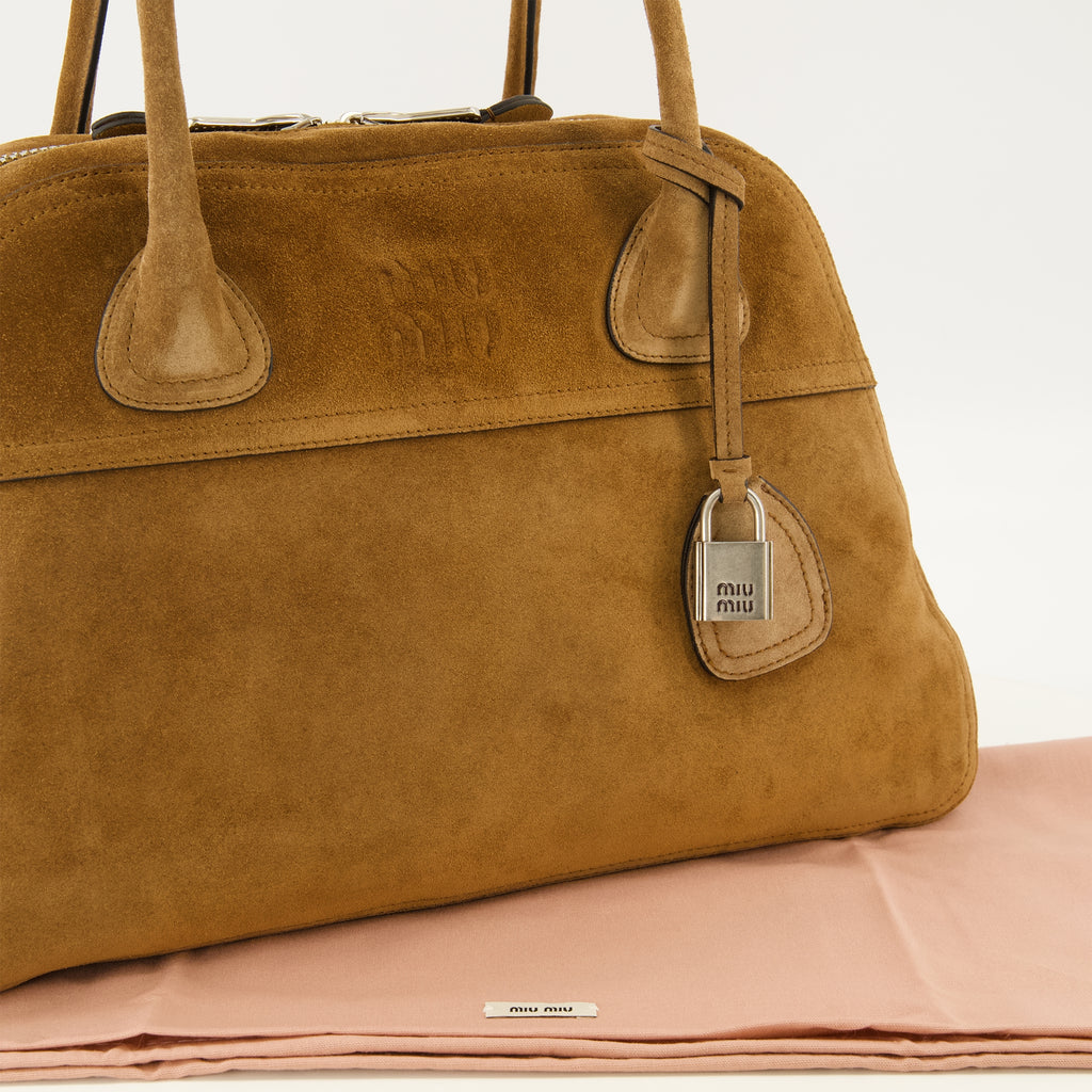 Sacs à main et épaule Vivant Tasche aus braunem Wildleder Miu Miu Marron Femme