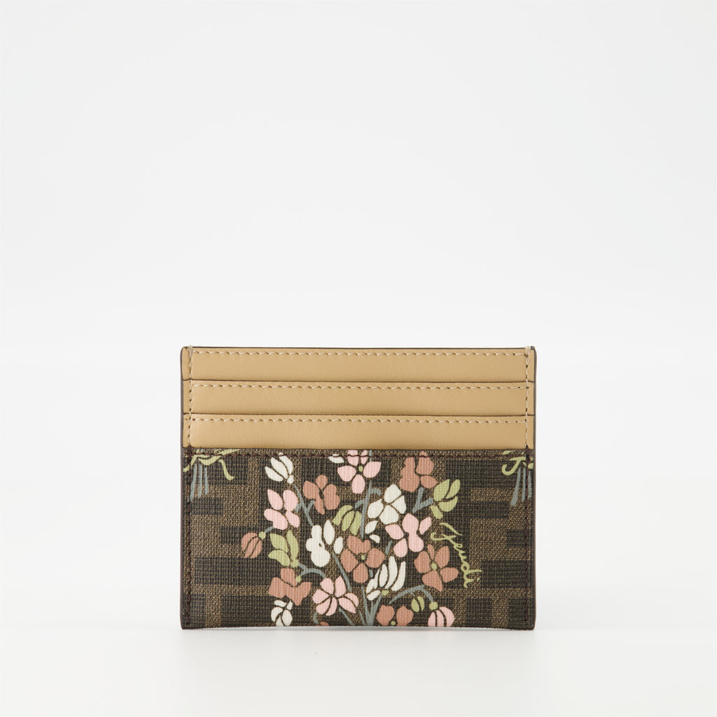 Small leather goods Fendi Roma Cardholder Fendi Brown Femme