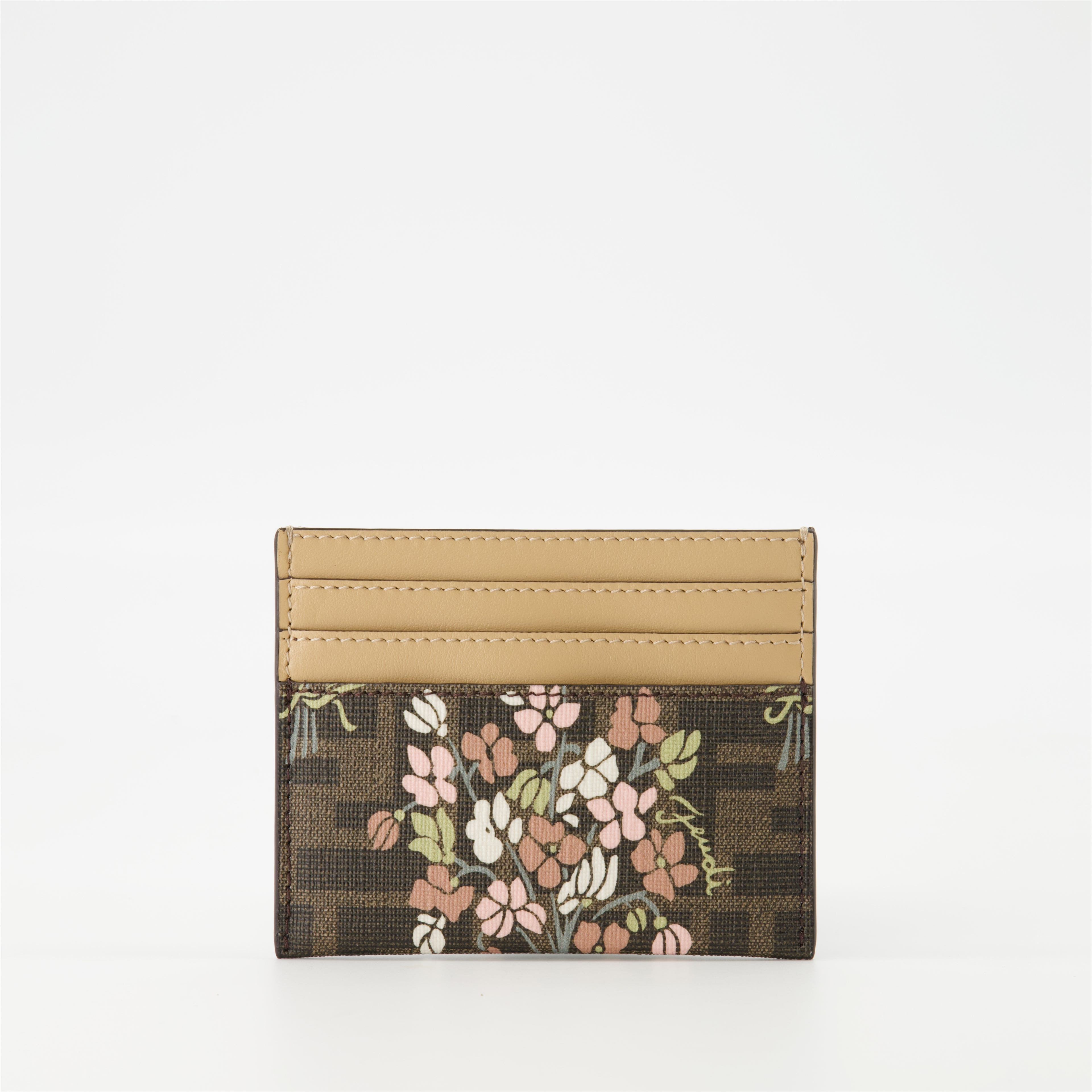 Small leather goods Fendi Roma Cardholder Fendi Brown Femme