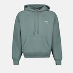 Felpe Sweat à capuche Signature Ami PARIS Verde Unisex