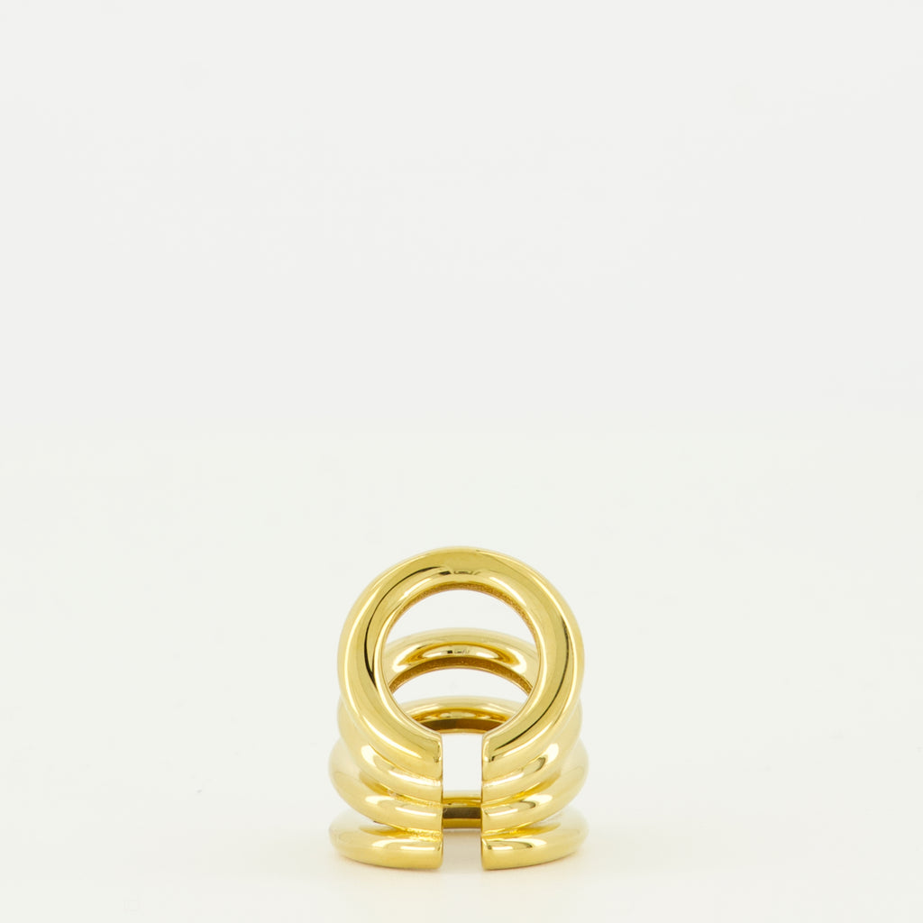 Bijoux Boucle d'oreille Punk doré Rabanne Doré Femme