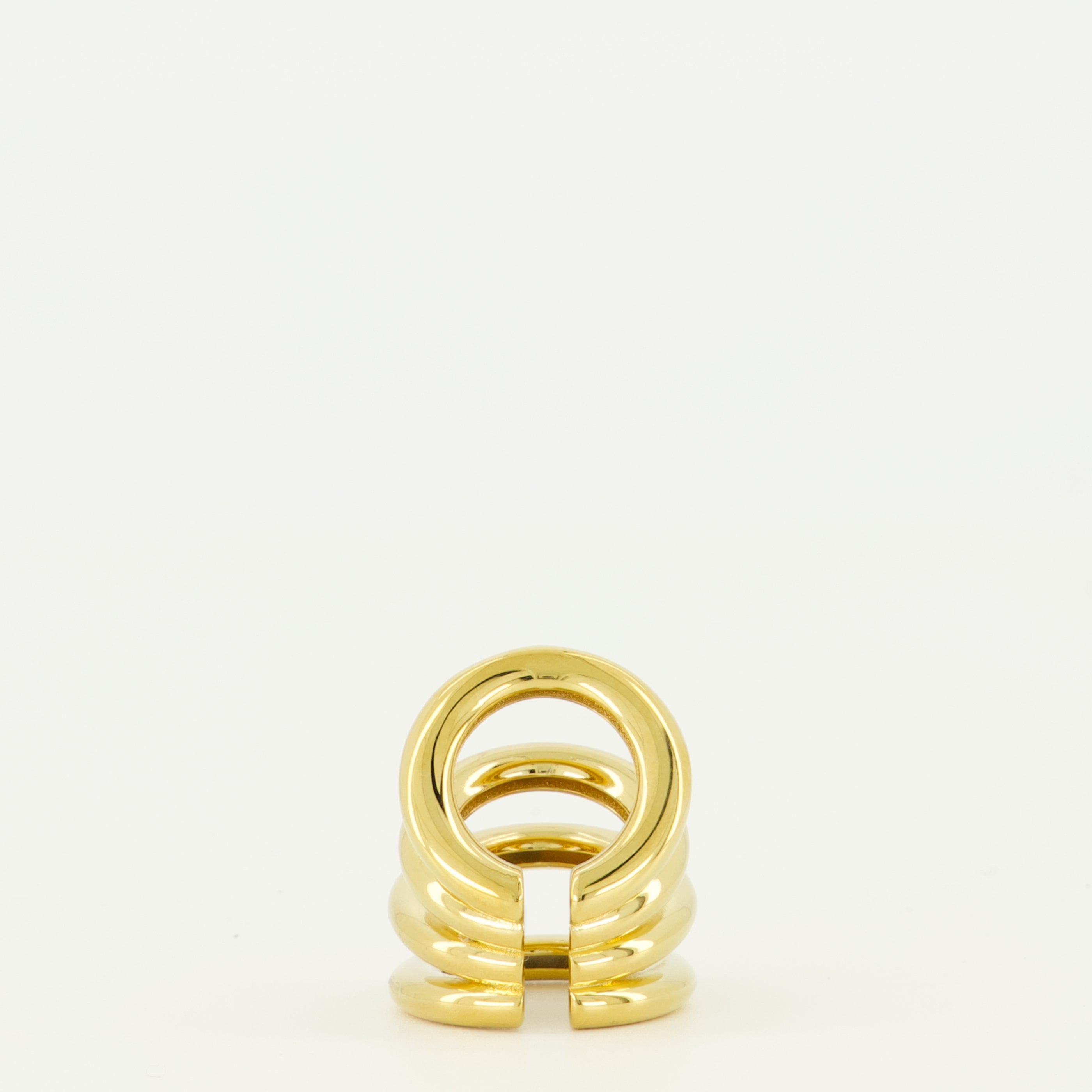 Bijoux Boucle d'oreille Punk doré Rabanne Doré Femme