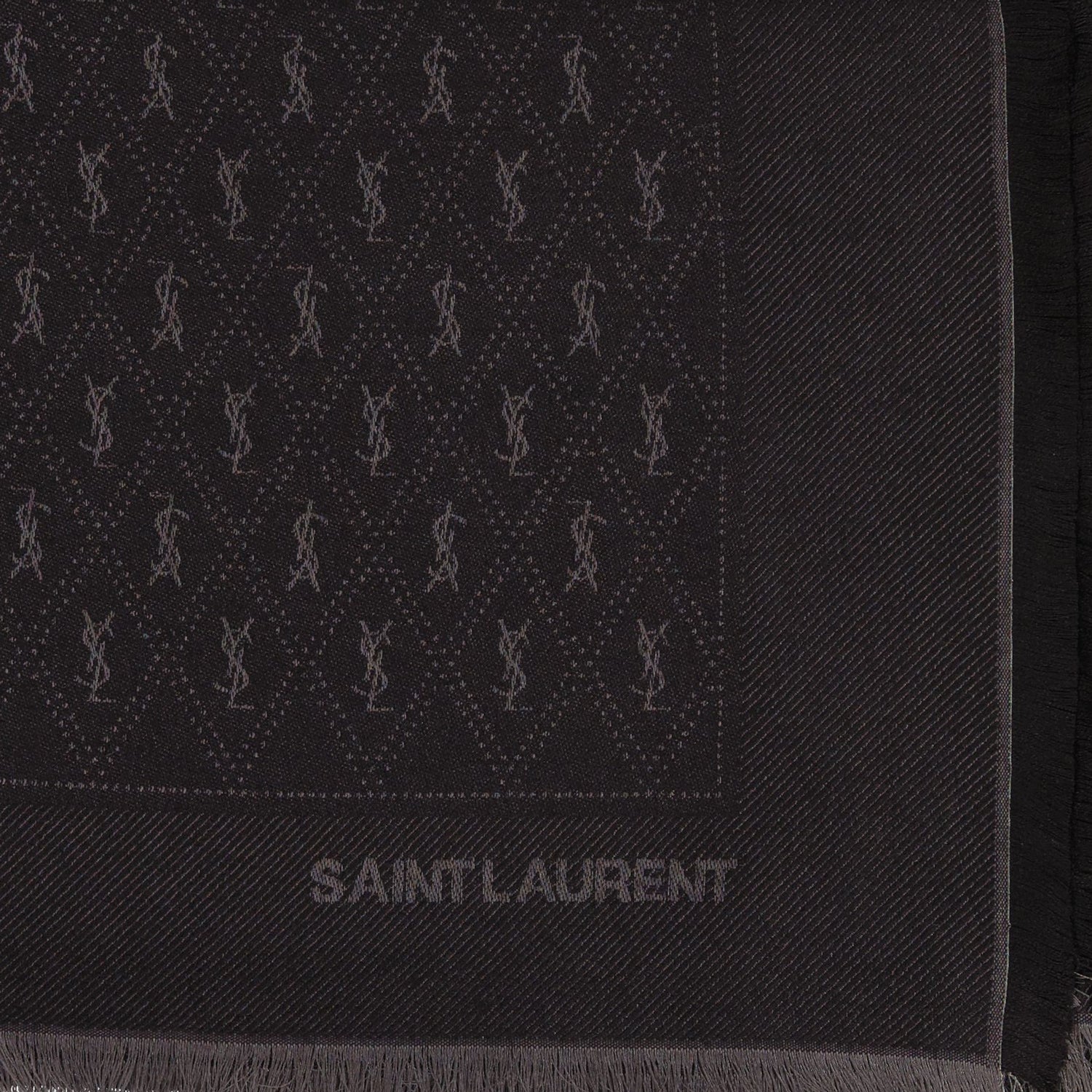 Écharpes, foulards et gants Écharpe Cassandre Saint Laurent Noir Homme