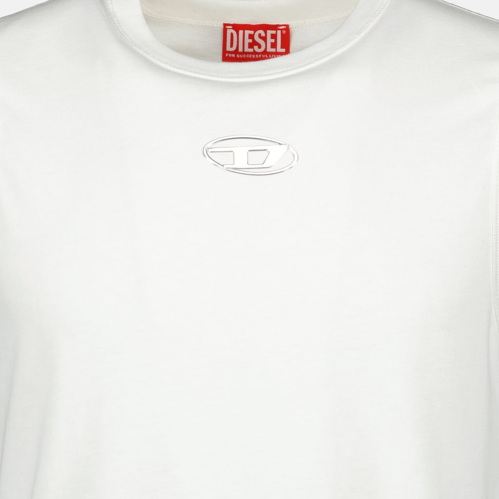 Image de l'article T-shirt T-Norm-Iod blanc de la marque Diesel pour Homme - Saison Printemps-Été 2026 - Vue détaillée_2